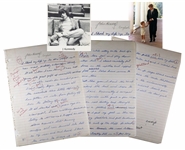 John Kennedy Jr. Ironic Essay on Why I am Accident Prone & Letter from Jackie as well