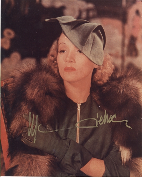 Marlene Dietrich Signed Photo