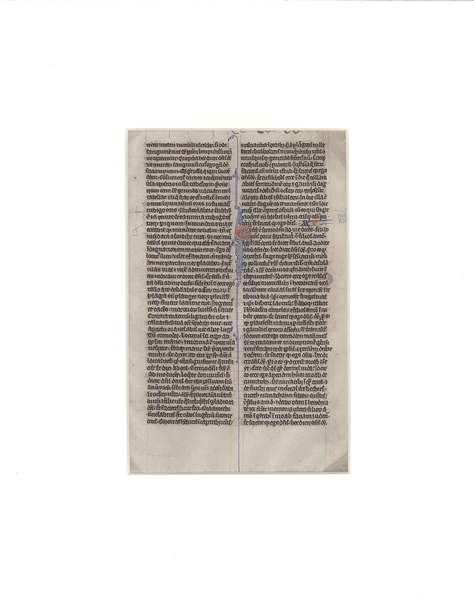 Medieval Bible Leaf, Northern France, c. 1260