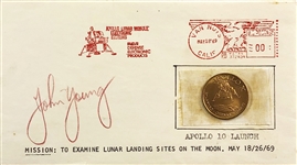  John Young Signed May 18, 1969 Cover Apollo 10