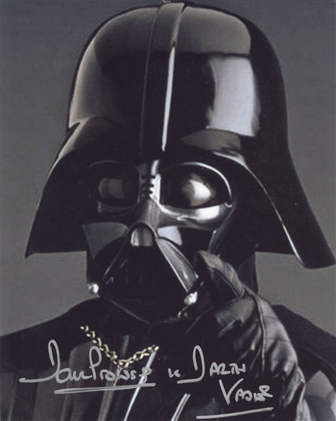 David Prowse Signed Photo of Darth Vader