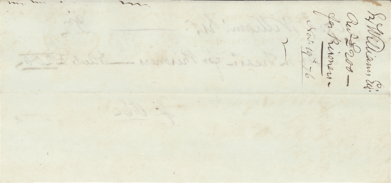 1776 Payment for Prisoners & 1782 Order for Supplies