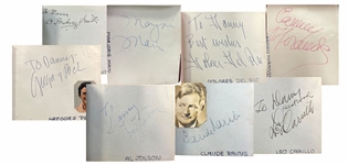 A fine Vintage Autograph Album with 50 fine Autographs of Entertainers