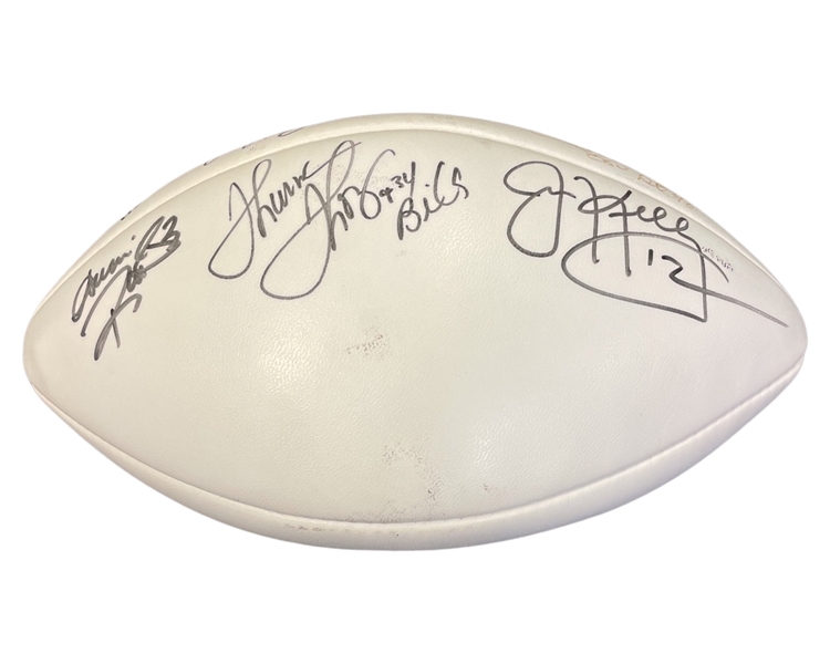 Football Hall of Famers and Stars Signed Football