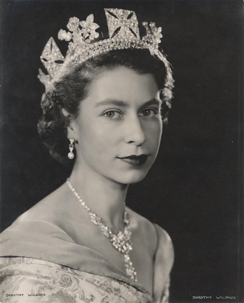 Dorothy Wilding portrait of HM Queen Elizabeth II, 15 April 1952