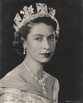 Dorothy Wilding portrait of HM Queen Elizabeth II, 15 April 1952