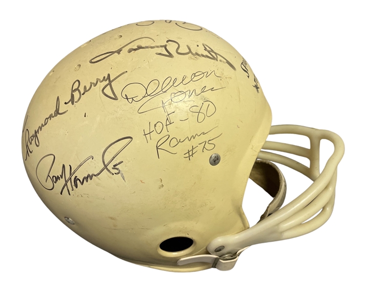 Signed Vintage Football Helmet - Gale Sayers, Anthony Munoz, Johnny Unitas, Joe Namath & More!!