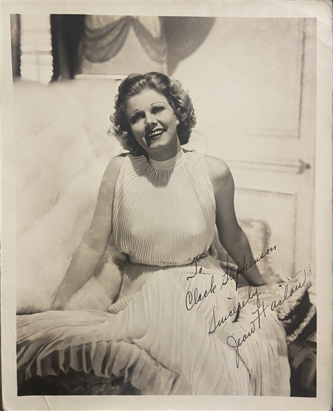 JEAN HARLOW SIGNED PHOTO BY MAMA JEAN