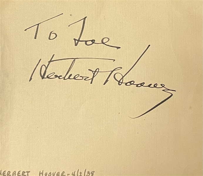 Harry Truman & Herbert Hoover