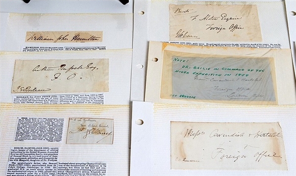 Autograph Collection of Renowned 19th Century Scientists
