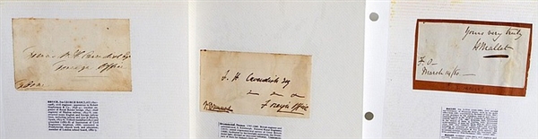 Autograph Collection of Renowned 19th Century Scientists