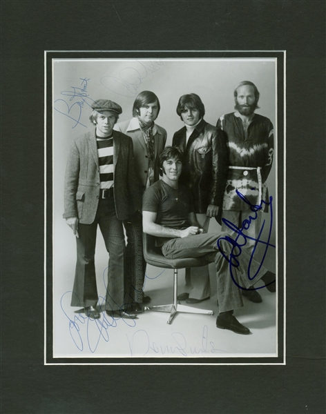 Beach Boys Signed Vintage Photo
