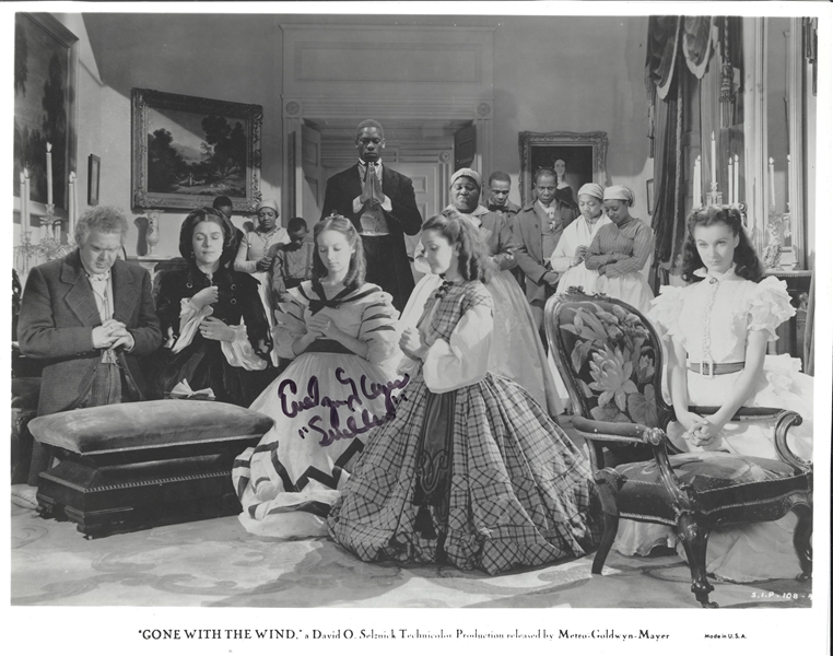 Gone With The Wind Collection Of Signed Photos (McQueen, Rutherford, Keyes, King )