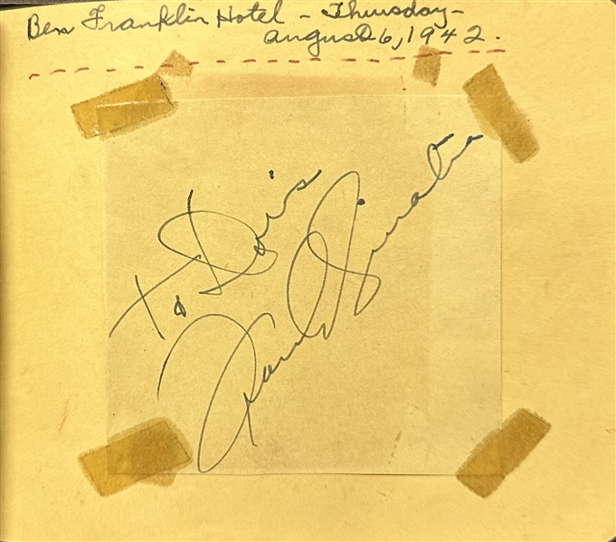 Autograph Album Incl. Frank Sinatra