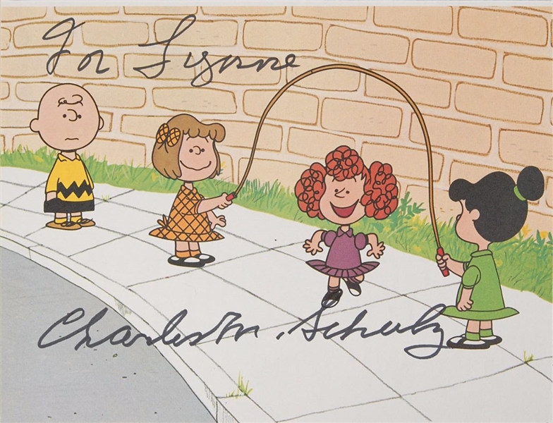 Charles Schulz Signed Photo