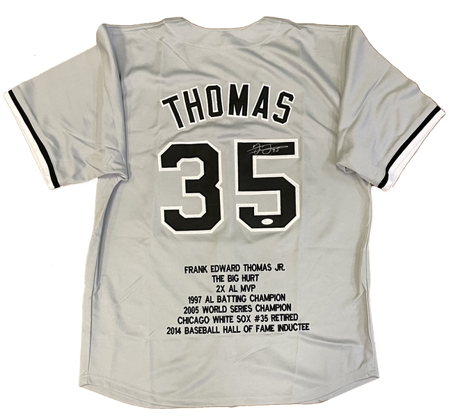 Frank Thomas Signed White Sox Jersey