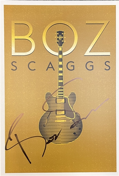 Boz Scaggs Signed Lithograph Poster