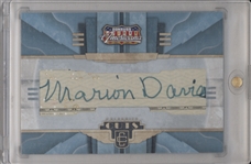 Marion Davies Signed Card