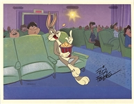 Frtiz Freleng Signed Cel of Bugs Bunny