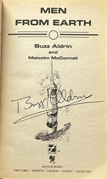 Buzz Aldrin Signed Men from Earth