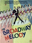 1929 Program "The Broadway Melody" - MGMs 1st All Sound Film & Bessie Love SP