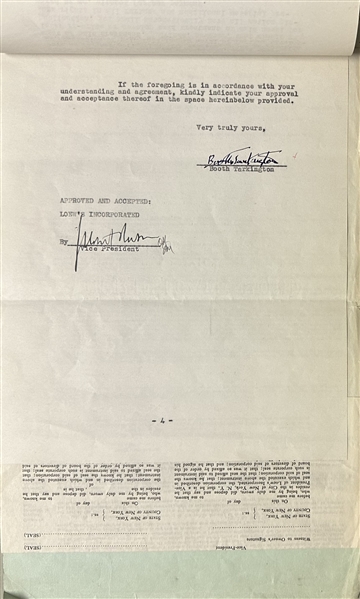 Hollywood Contracts (Tarkington, Mason, March, Wynn) 