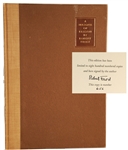 Robert Frost Signed (A Masque of Reason)