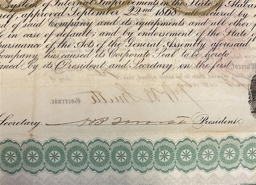 Nathan Bedford Forrest Double Signed as Bond