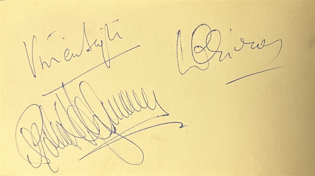 Les Ambassadeurs Club Album Signed by Bogart, Chaplin, Davis, Tracy,Guinness,Welles, Leigh, Taylor