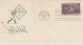 Carl Hubbell Signed First Day Cover - Cooperstown Grand Opening