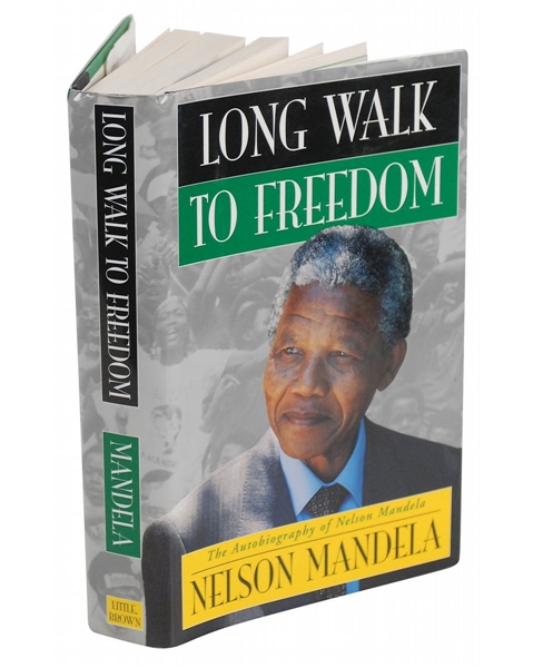Nelson Mandela,  Signed book