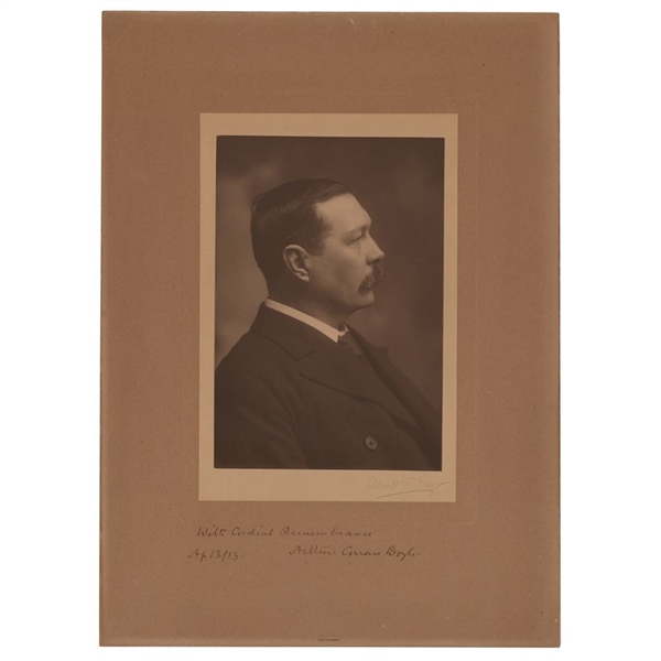 Arthur Conan Doyle Rare Signed Photo