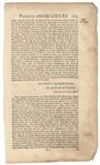 Early American printing by Benjamin Franklin from History of the People Called Quakers by William Sewel. 