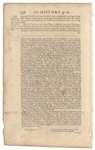 Early American printing by Benjamin Franklin from History of the People Called Quakers by William Sewel. 
