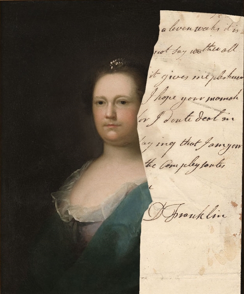 Extremely Rare! Deborah Franklin Autograph - Only Autograph oF Benjamin Franklins wife Deborah Franklin to ever come to market in the past 75 years!
