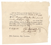 3 Revolutionary War Pay Order
