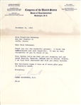 Eleanor Roosevelt Signed Photo & James Roosevelt TLS