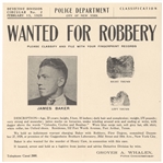 20 Wanted for Murder, Larceny, Robbery from the 1920s. 