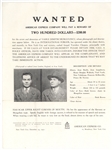 20 Wanted for Murder, Larceny, Robbery from the 1920s. 