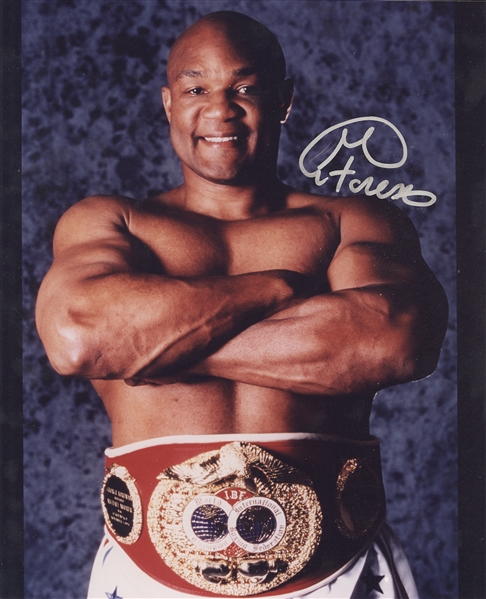 George Foreman Signed Photo