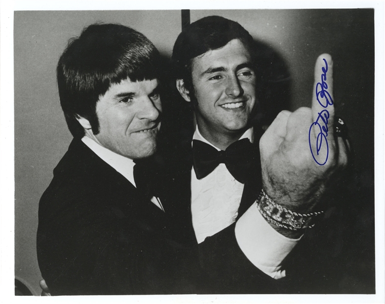 Pete Rose Signed Photo