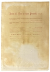American Express Co. Stock Certificate, 1866 - Signed by Wells and Fargo 
