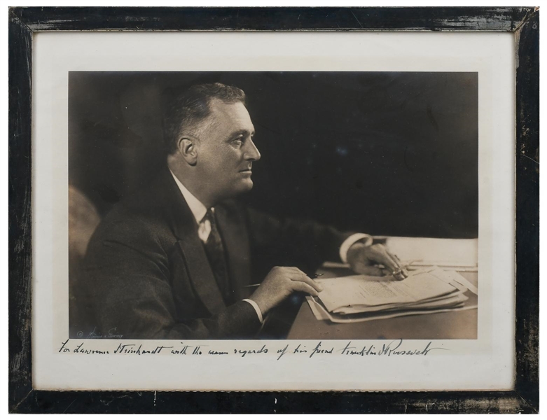 Franklin D. Roosevelt Oversized Signed Photo