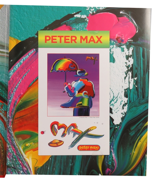 Peter Max Signed Book