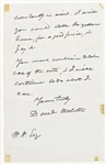 Daniel Webster Autograph Letter Signed