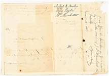 Rare Stephen Jumel New York Merchant signed Document