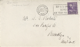 Louis Brandeis 1909 Signed Note