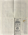 North American Phonograph Co. Bond signed by 'Samuel Insull'.