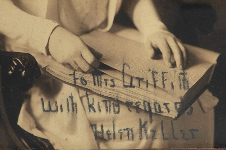 Hellen Keller Signed Photo