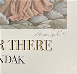 Maurice Sendak Outside Over There Signed Promotional Poster